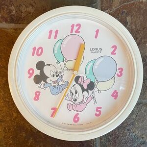 Vintage Lorus Quartz Disney Wall Clock